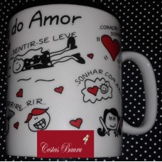 Caneca de Louça Namorados